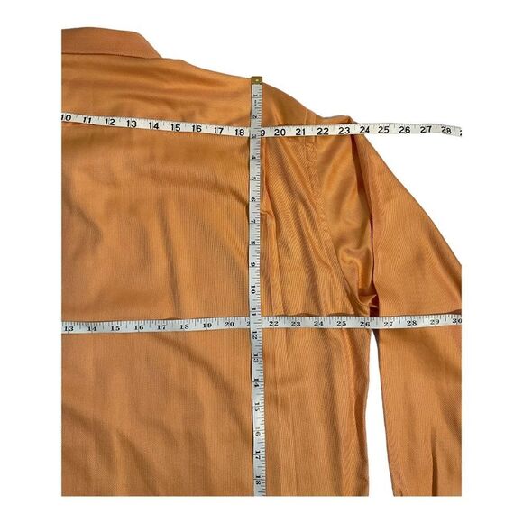 St Croix Mens Button Down Long Sleeve Shirt Burnt Orange Size XL - Picture 10 of 12